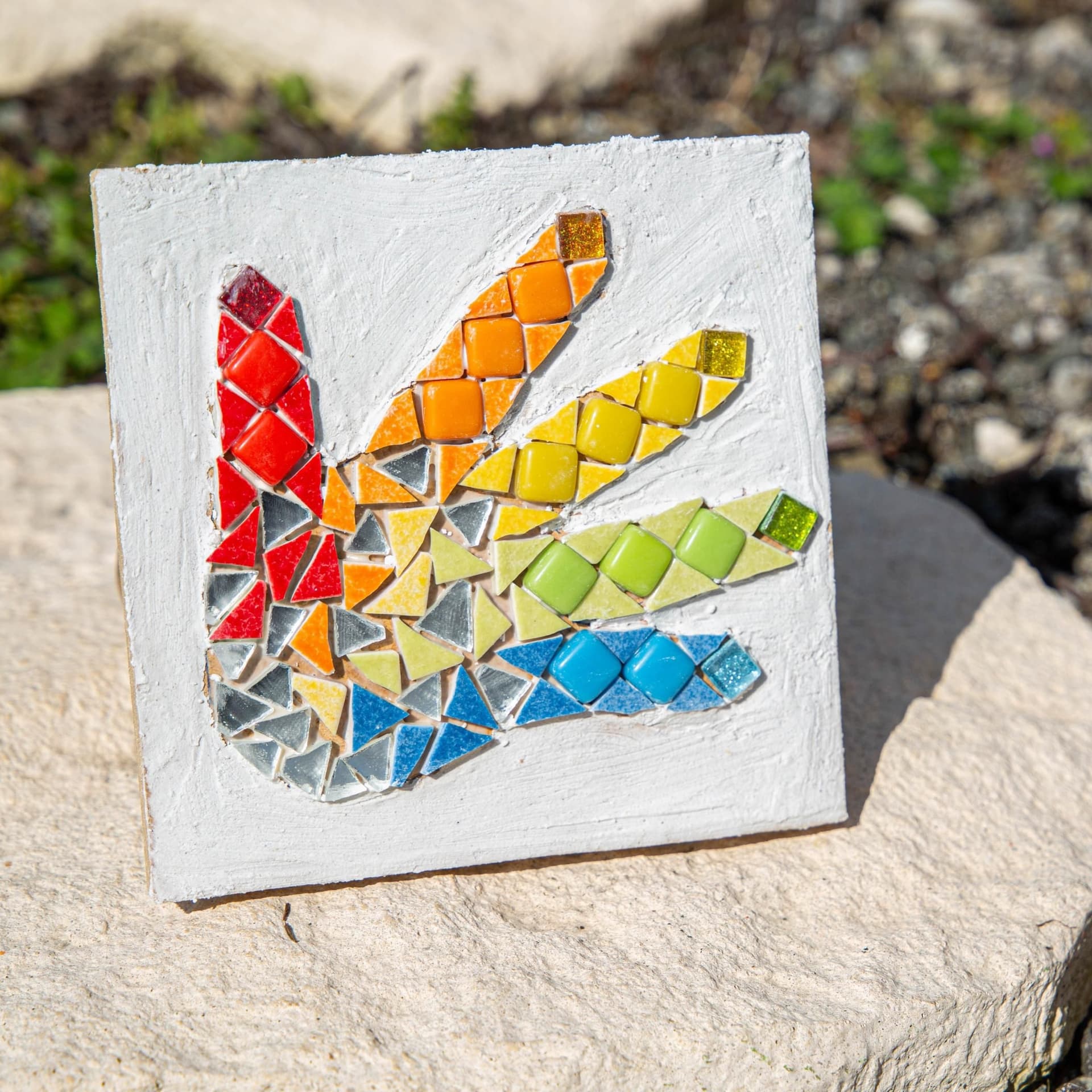 Billet Réalisez vos empreintes en mosaïque en famille